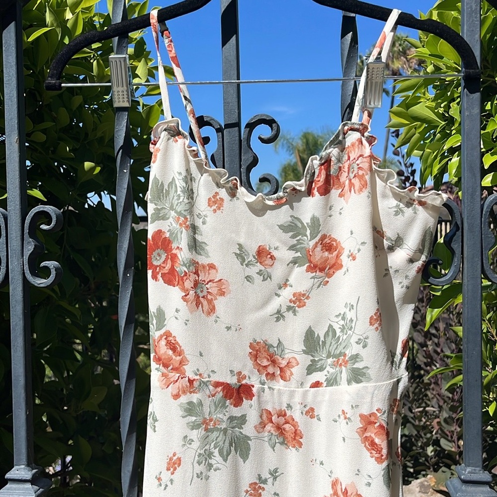 Reformation floral dress size 4